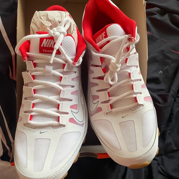 Nike Other - Nike White and Red Athletic Shoes